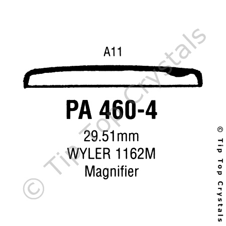 GS PA460-4 Watch Crystal