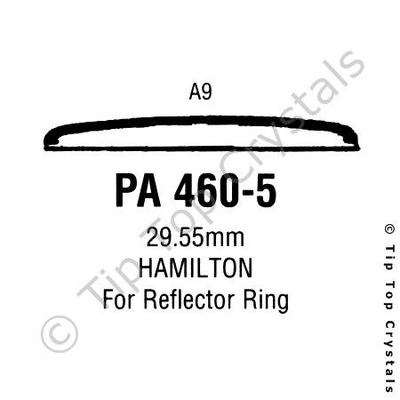 GS PA460-5 Watch Crystal