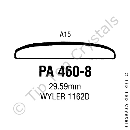 GS PA460-8 Watch Crystal