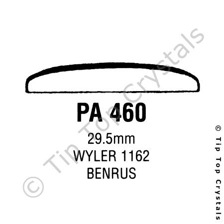 GS PA460 Watch Crystal