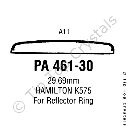 GS PA461-30 Watch Crystal