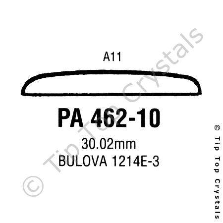 GS PA462-10 Watch Crystal