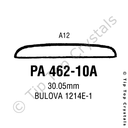 GS PA462-10A Watch Crystal