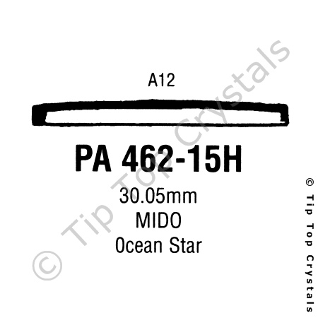 GS PA462-15H Watch Crystal