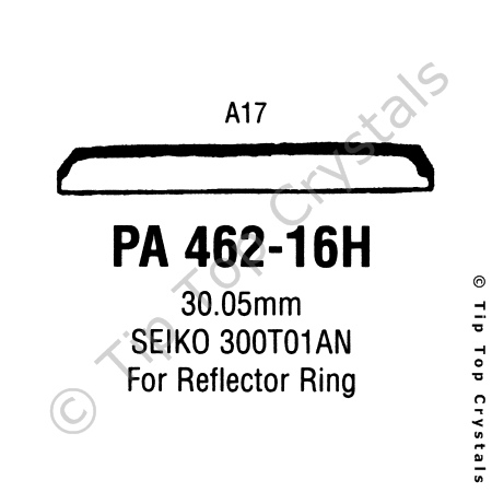 GS PA462-16H Watch Crystal