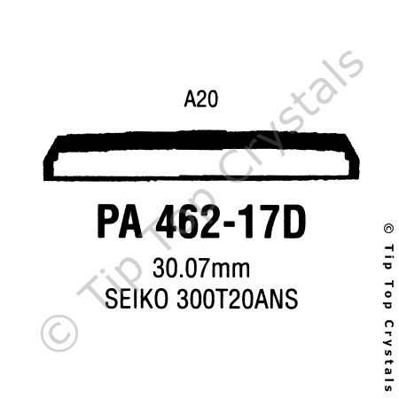 GS PA462-17D Watch Crystal