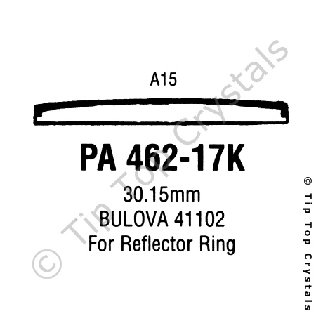 GS PA462-17K Watch Crystal