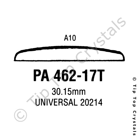 GS PA462-17T Watch Crystal