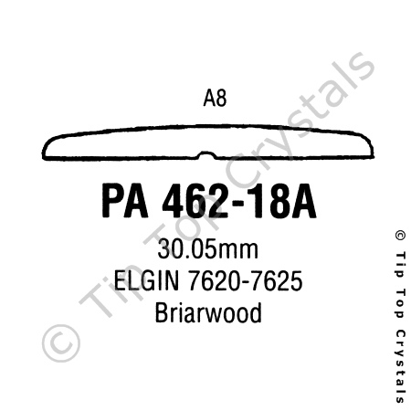 GS PA462-18A Watch Crystal