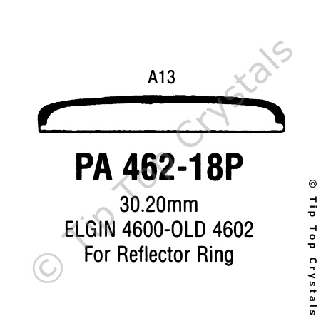 GS PA462-18P Watch Crystal