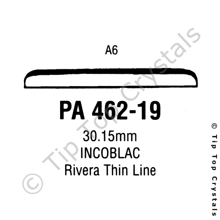 GS PA462-19 Watch Crystal