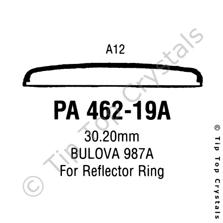 GS PA462-19A Watch Crystal