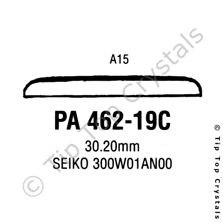 GS PA462-19C Watch Crystal