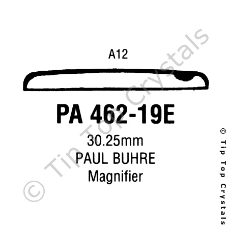 GS PA462-19E Watch Crystal