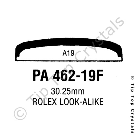 GS PA462-19F Watch Crystal