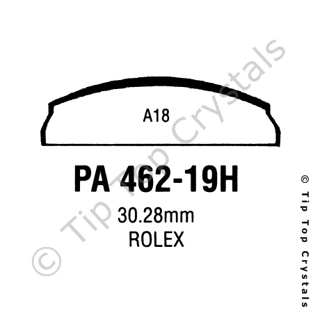 GS PA462-19H Watch Crystal