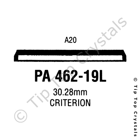 GS PA462-19L Watch Crystal