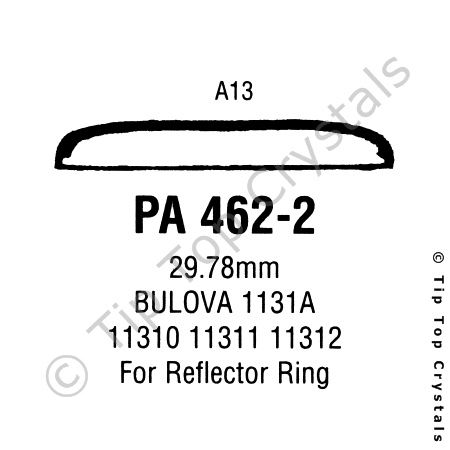 GS PA462-2 Watch Crystal