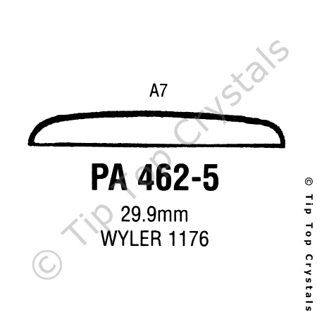 GS PA462-5 Watch Crystal