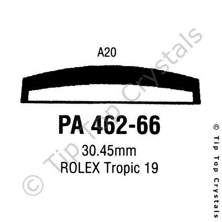 GS PA462-66 Watch Crystal