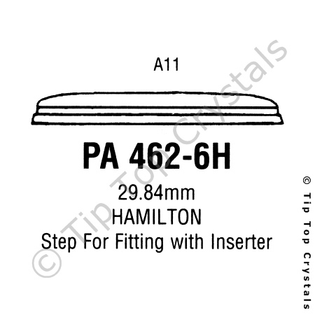 GS PA462-6H Watch Crystal