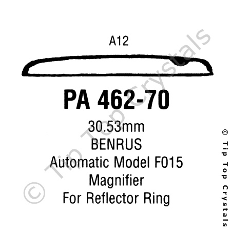 GS PA462-70 Watch Crystal