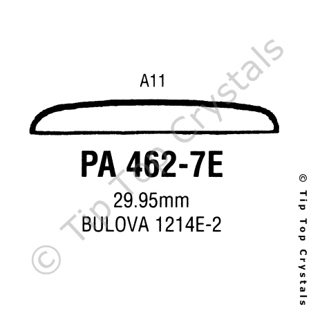 GS PA462-7E Watch Crystal