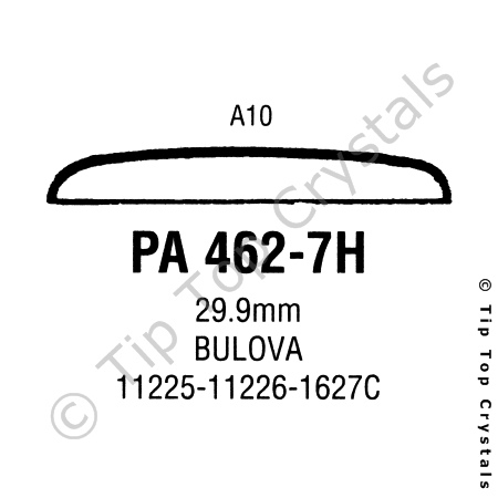 GS PA462-7H Watch Crystal