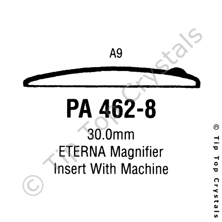 GS PA462-8 Watch Crystal