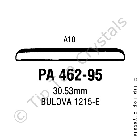 GS PA462-95 Watch Crystal