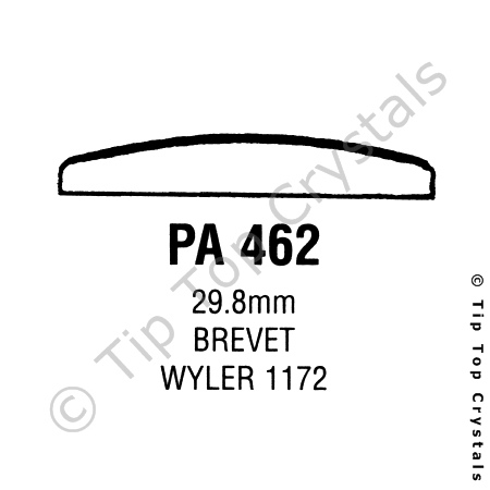 GS PA462 Watch Crystal