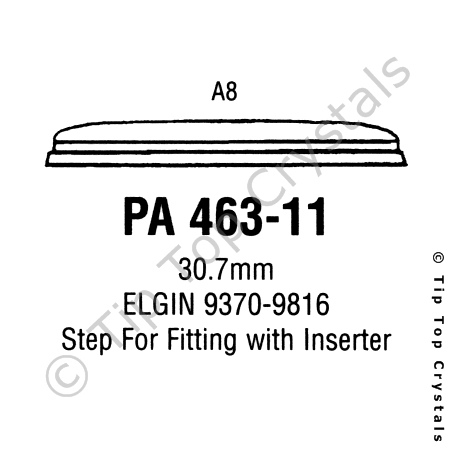 GS PA463-11 Watch Crystal