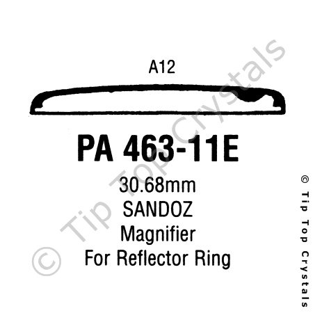 GS PA463-11E Watch Crystal