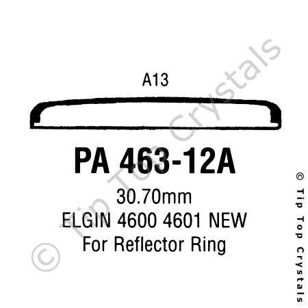 GS PA463-12A Watch Crystal