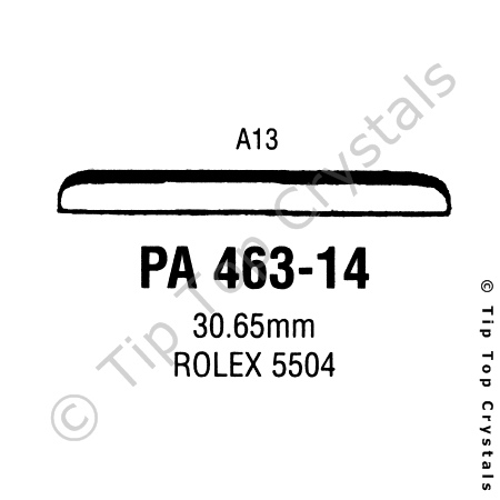 GS PA463-14 Watch Crystal