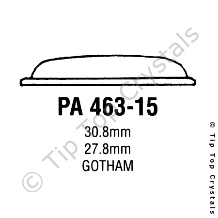 GS PA463-15 Watch Crystal