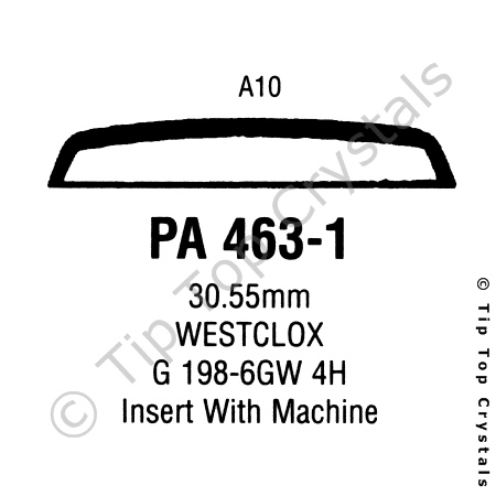 GS PA463-1 Watch Crystal