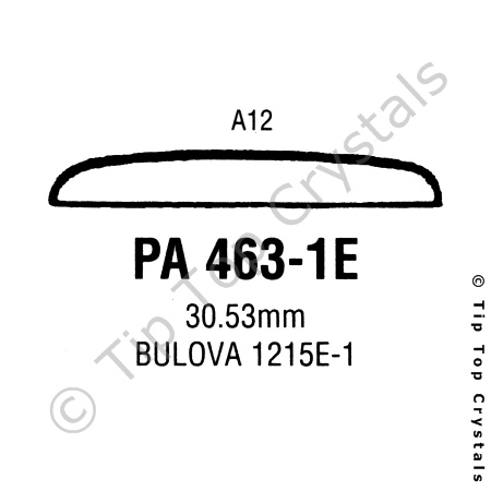 GS PA463-1E Watch Crystal