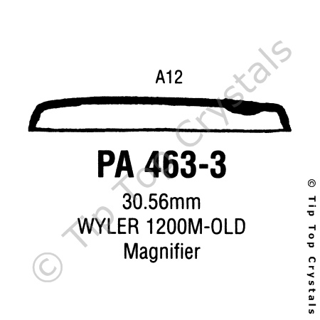 GS PA463-3 Watch Crystal