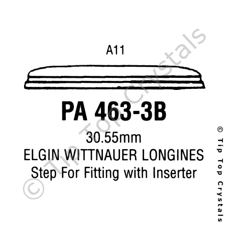 GS PA463-3B Watch Crystal