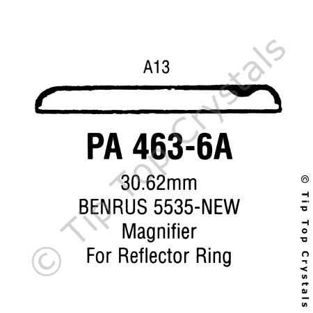 GS PA463-6A Watch Crystal