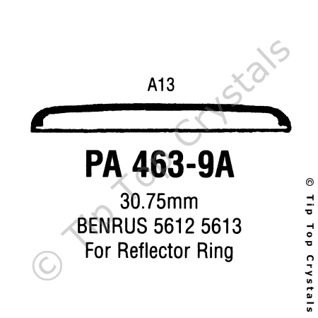 GS PA463-9A Watch Crystal