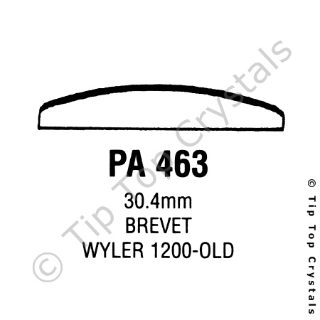 GS PA463 Watch Crystal