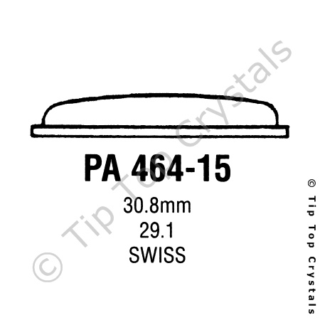 GS PA464-15 Watch Crystal