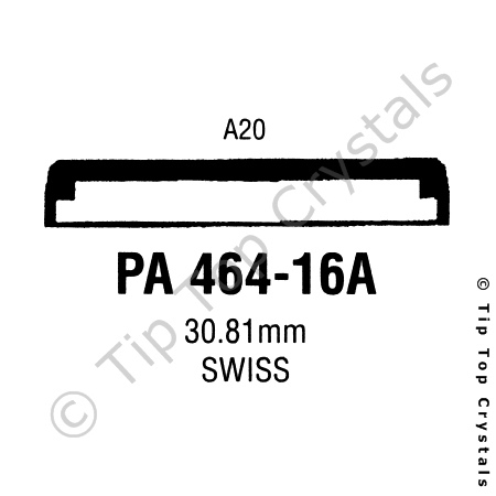 GS PA464-16A Watch Crystal