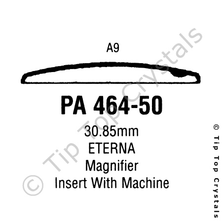 GS PA464-50 Watch Crystal