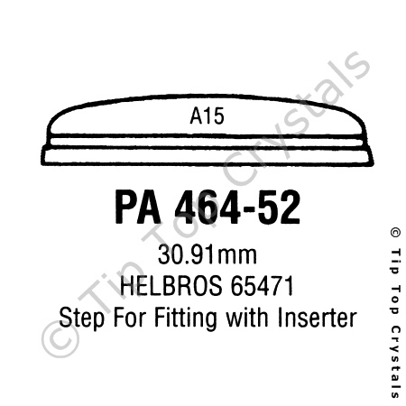 GS PA464-52 Watch Crystal