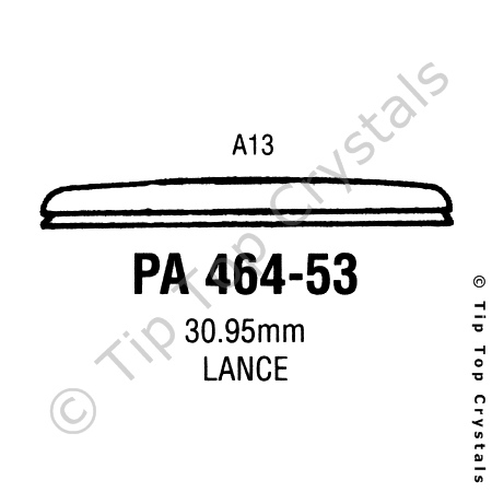 GS PA464-53 Watch Crystal