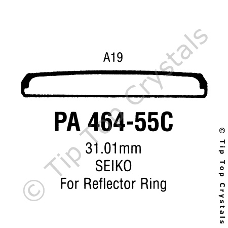 GS PA464-55C Watch Crystal