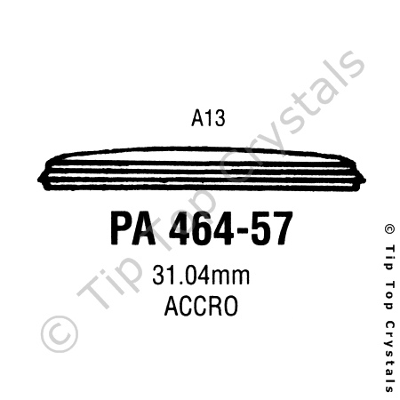 GS PA464-57 Watch Crystal